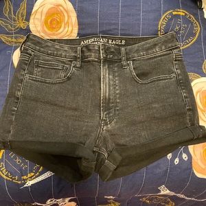 AE Black High Waisted Shorts